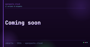 Coming soon